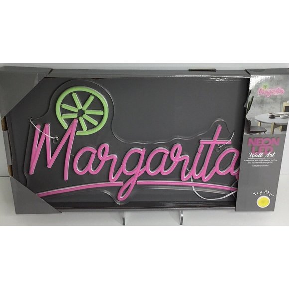 Neon LED MARGARITA TROPICAL Bar Sign /SIGN New - Picture 4 of 6